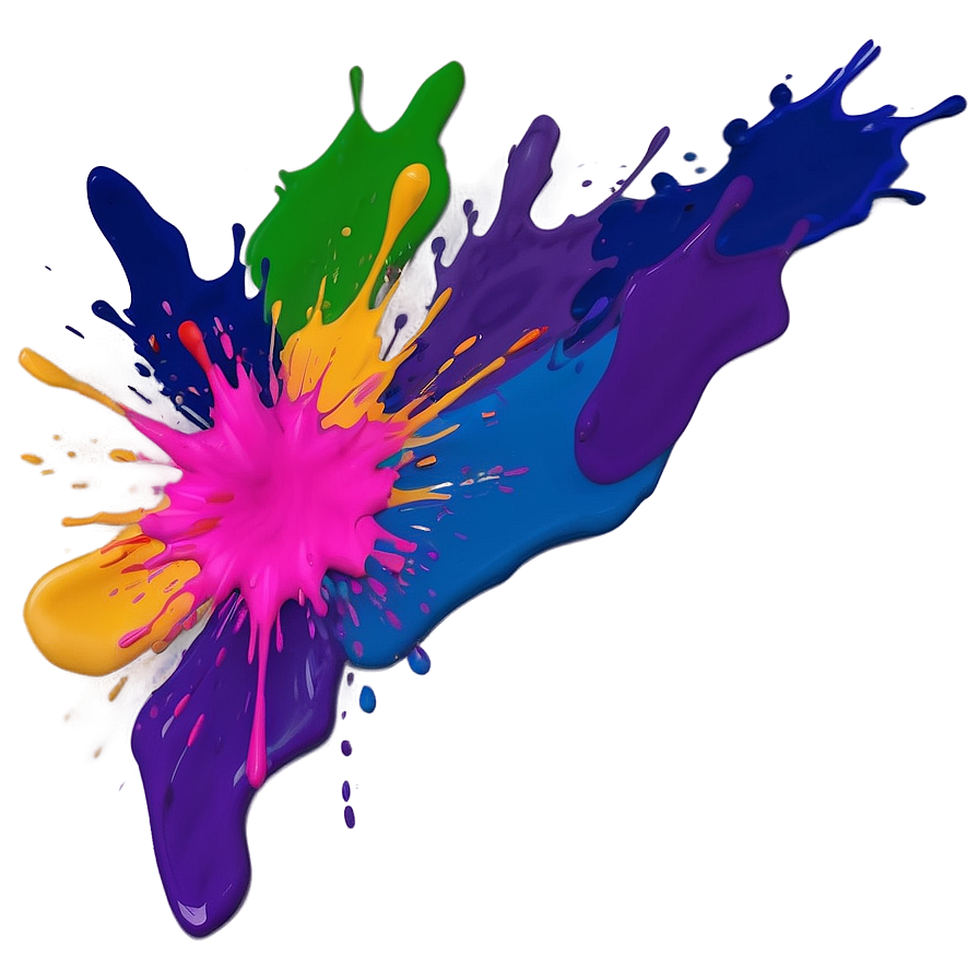 Splatter Paint Abstract Wallpaper Png 06272024 PNG image