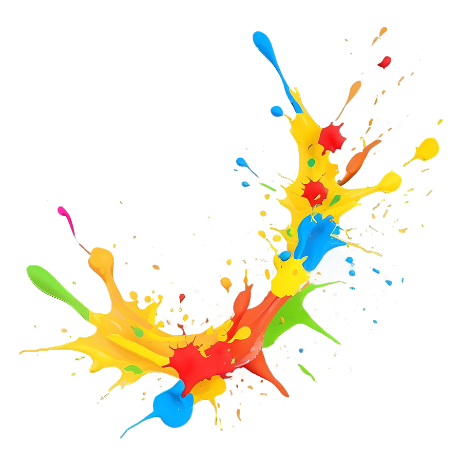 Splatter Paint Abstract Wallpaper Png Rup1 PNG image