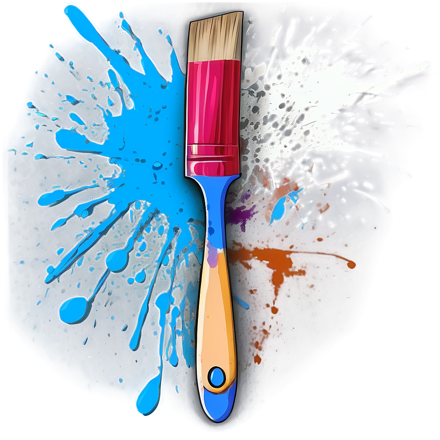 Splatter Paint Brush Stroke Png 06272024 PNG image