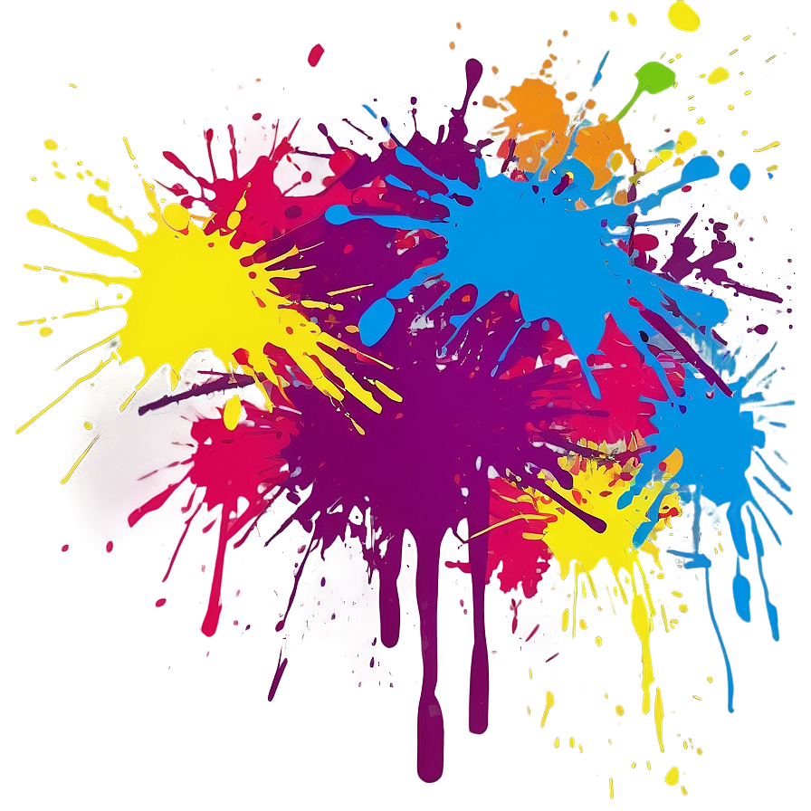 Splatter Paint Graffiti Wall Png Wef37 PNG image