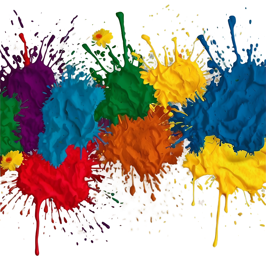 Splatter Paint Textured Background Png Oni26 PNG image