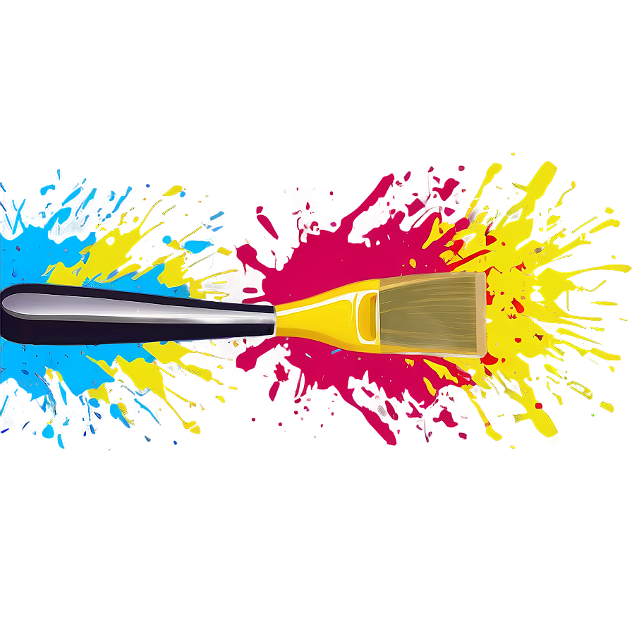 Splatter Paintbrush Splat Png Var PNG image