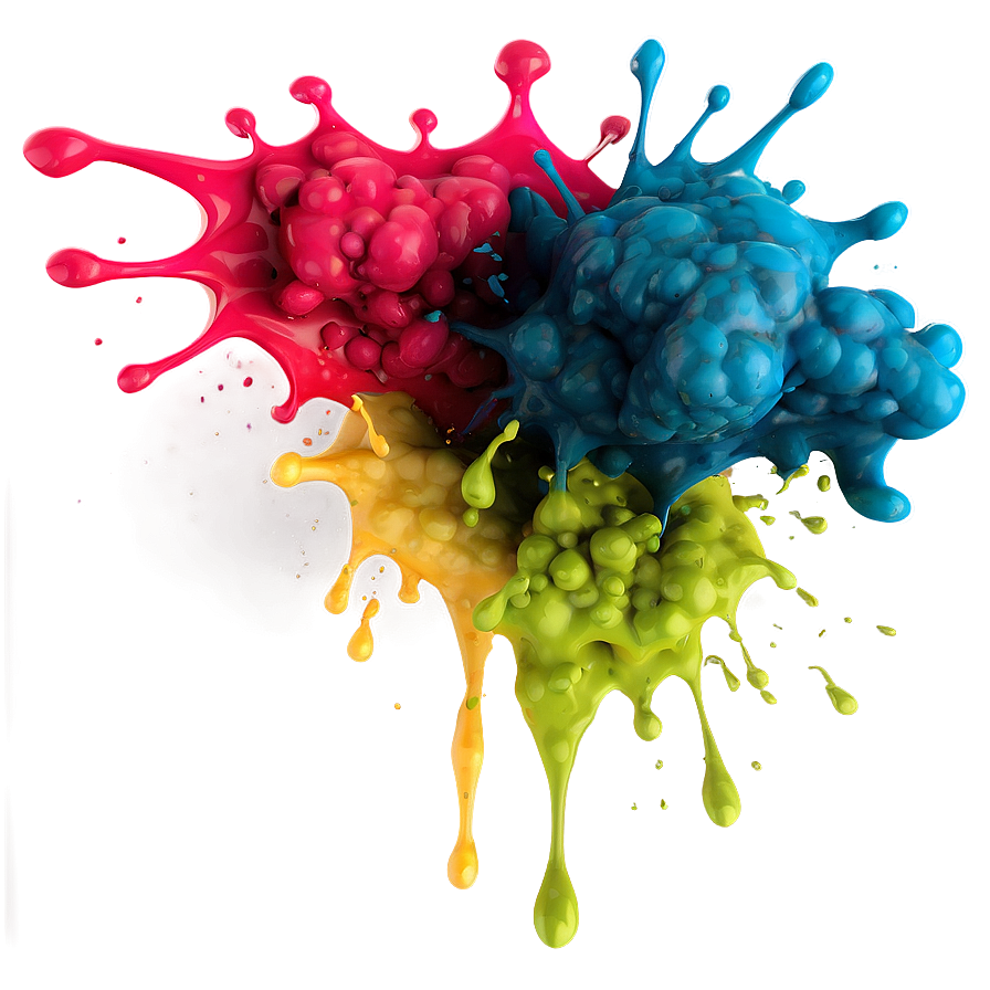 Splattered Ink Splat Png 06122024 PNG image