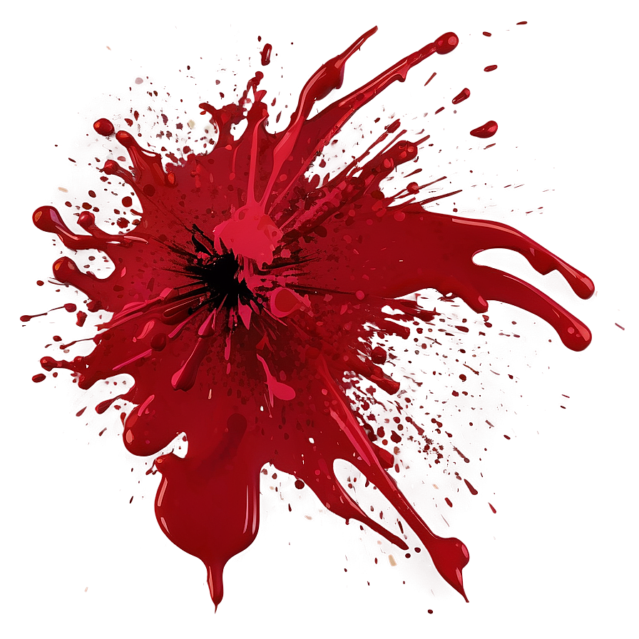 Splattered Red Ink Png Ooc81 PNG image