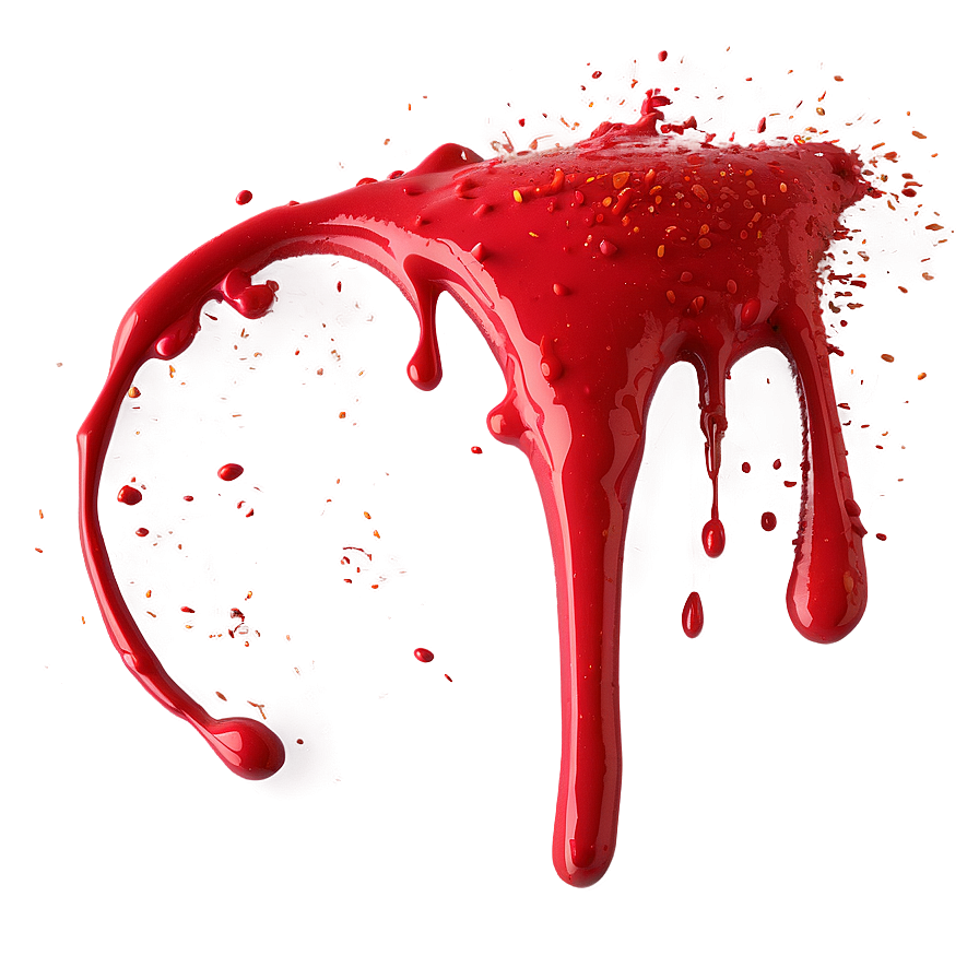 Splattered Red Paint Png 06132024 PNG image