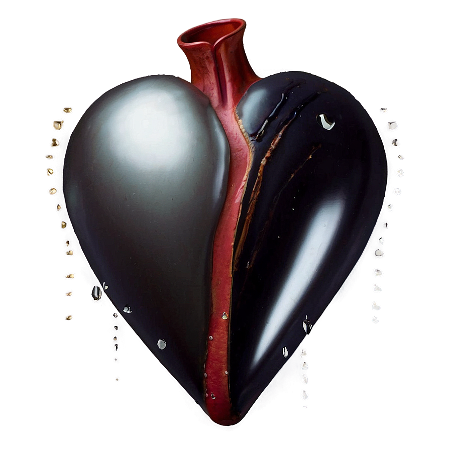 Split Heart Emoji Png 06122024 PNG image