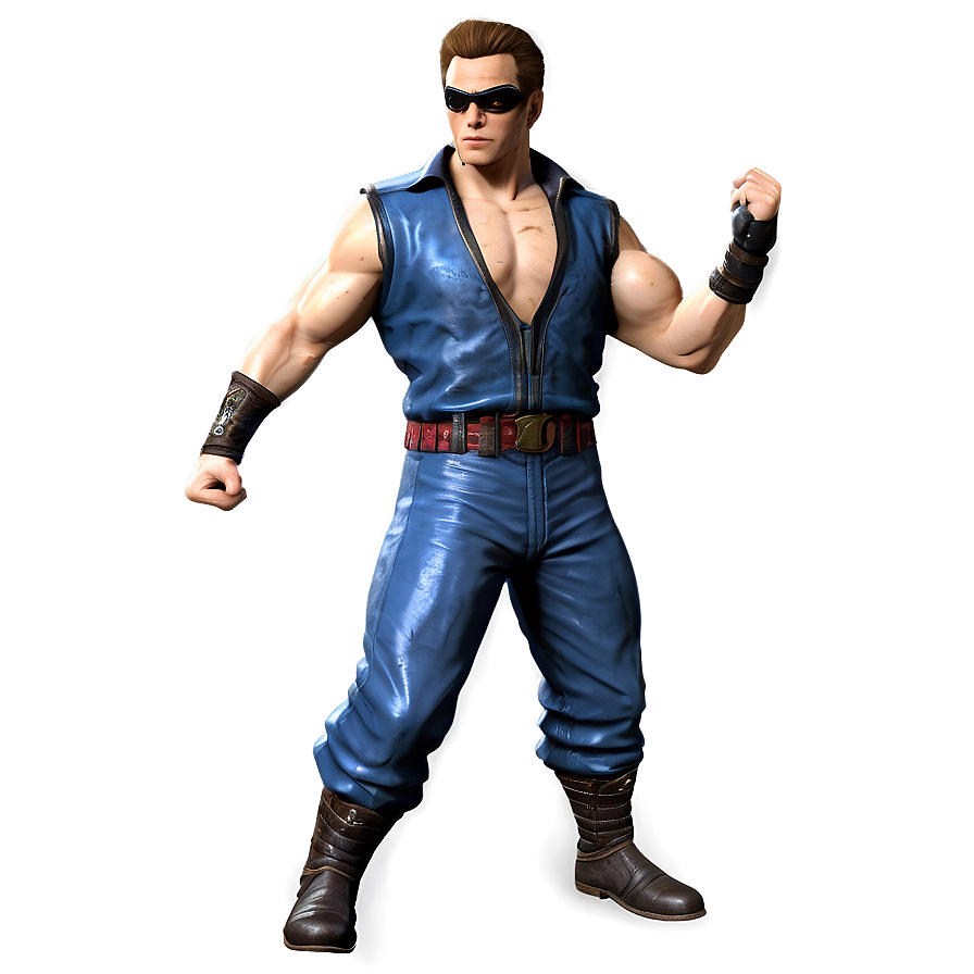 Split Punch Johnny Cage Png Jbb19 PNG image