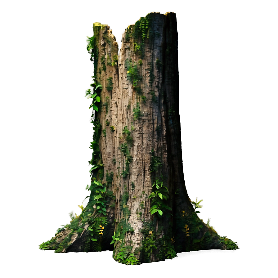 Split Tree Trunk Png 05242024 PNG image