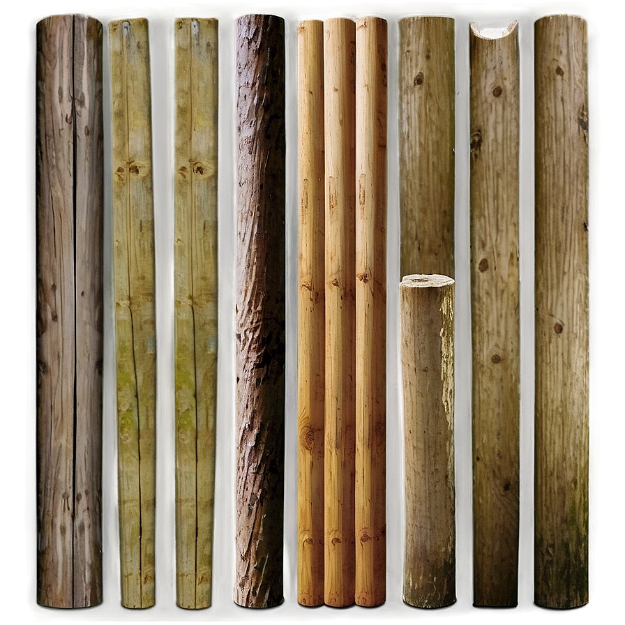 Split Wooden Pole Png 84 PNG image