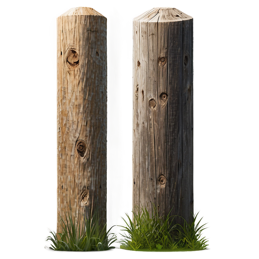 Split Wooden Pole Png Pby75 PNG image