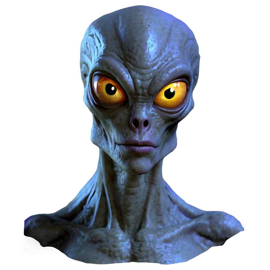 Spooky Alien Png Syq55 PNG image