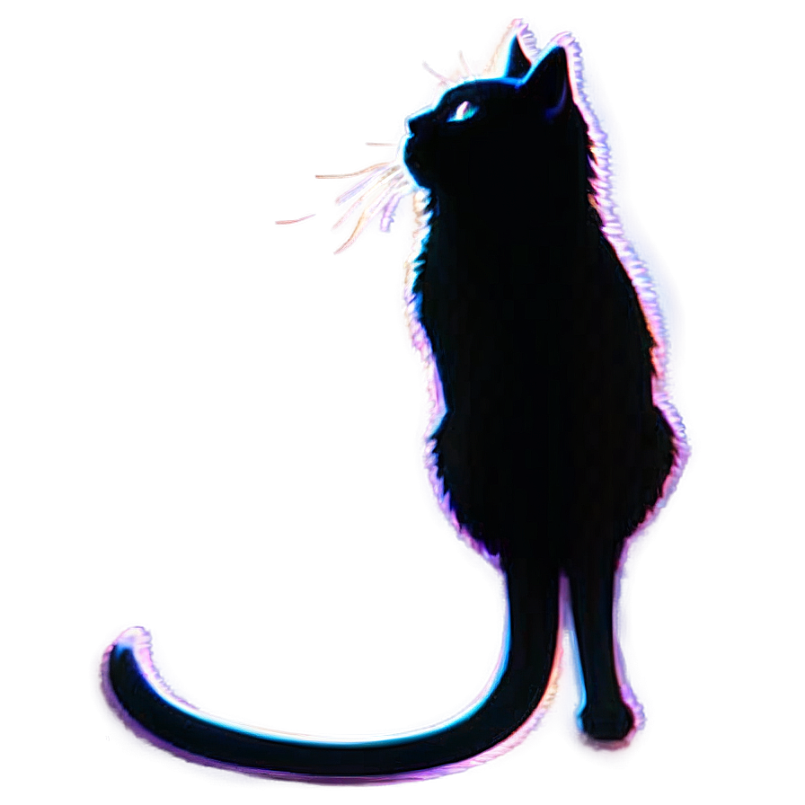 Spooky Cat Silhouette Png Xdh71 PNG image