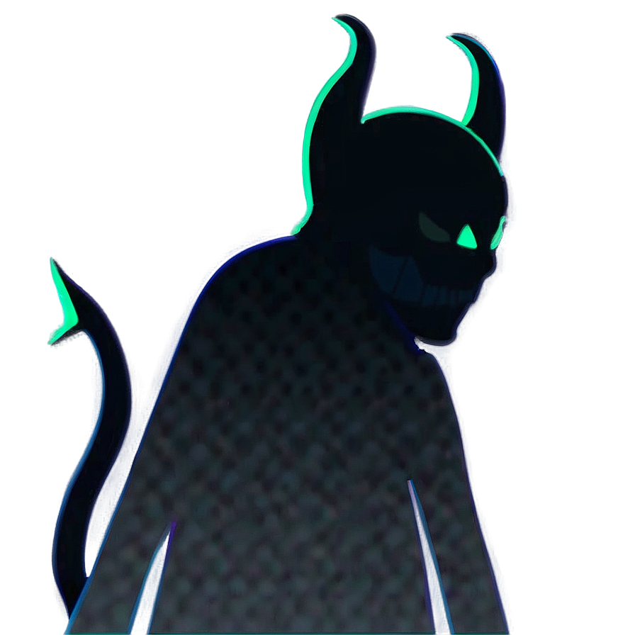Spooky Devil Silhouette Png Vje50 PNG image