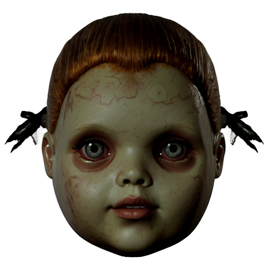 Spooky Doll Head Png Fdv58 PNG image