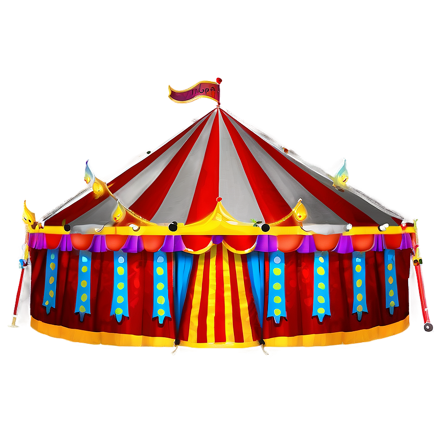 Spooky Halloween Circus Tent Png 06132024 PNG image