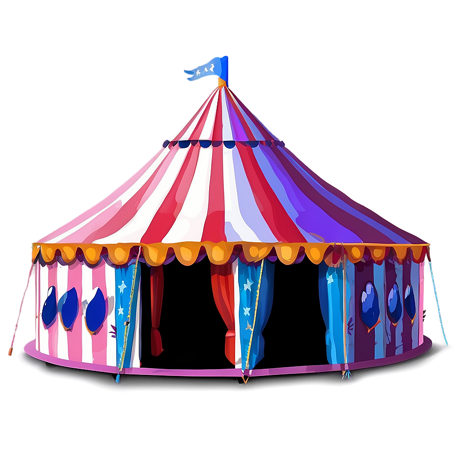 Spooky Halloween Circus Tent Png Jcg31 PNG image