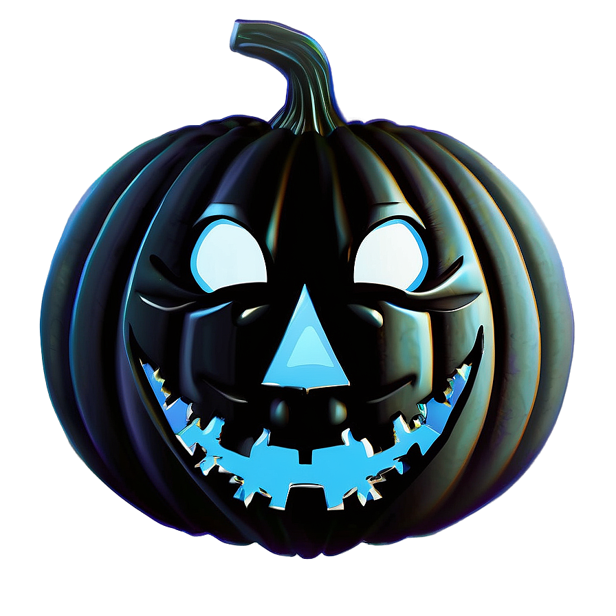 Spooky Pumpkin Face Silhouette Png 06132024 PNG image