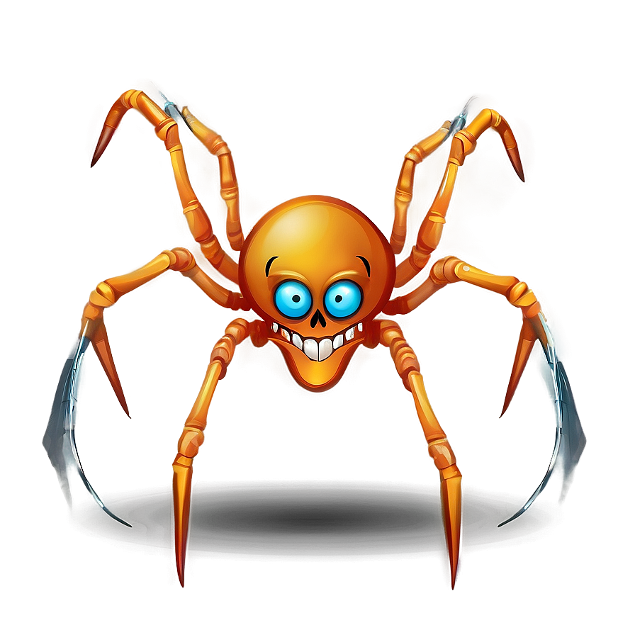 Spooky Spider Cartoon Png 06272024 PNG image