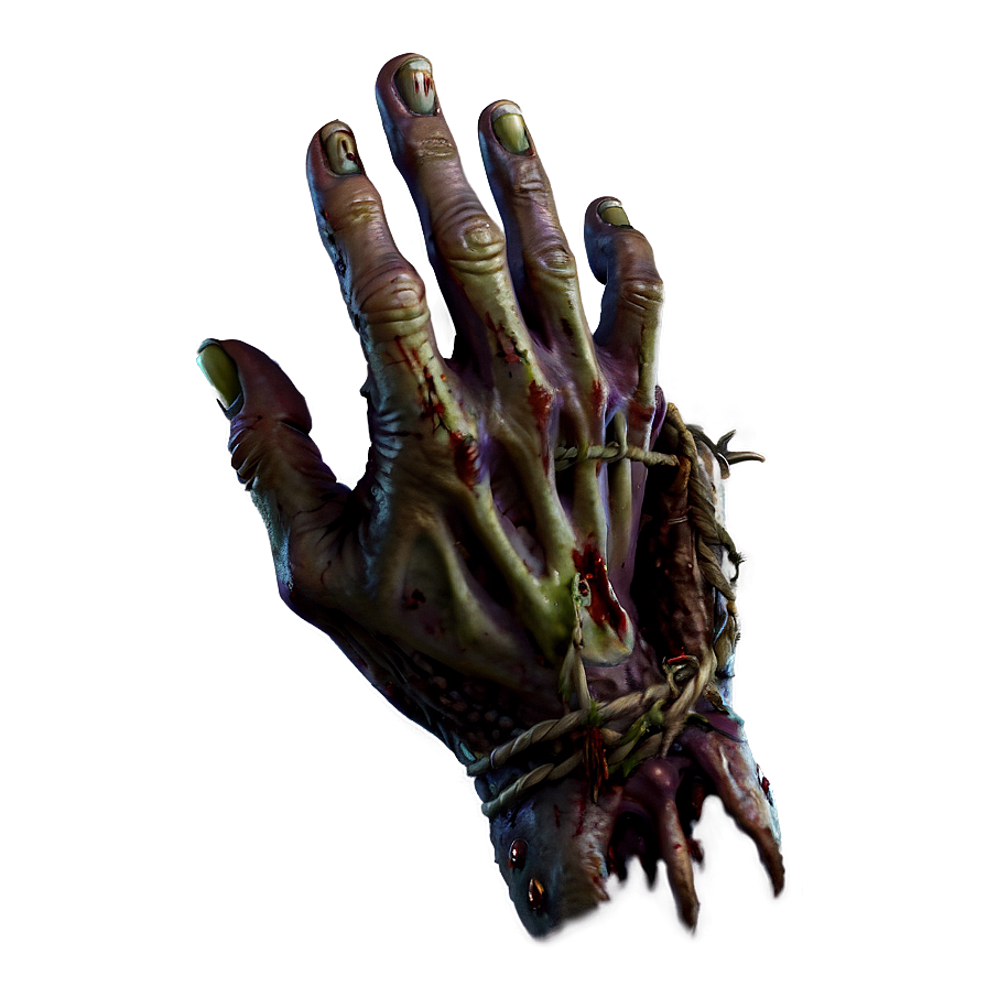 Spooky Zombie Hand Png 06122024 PNG image