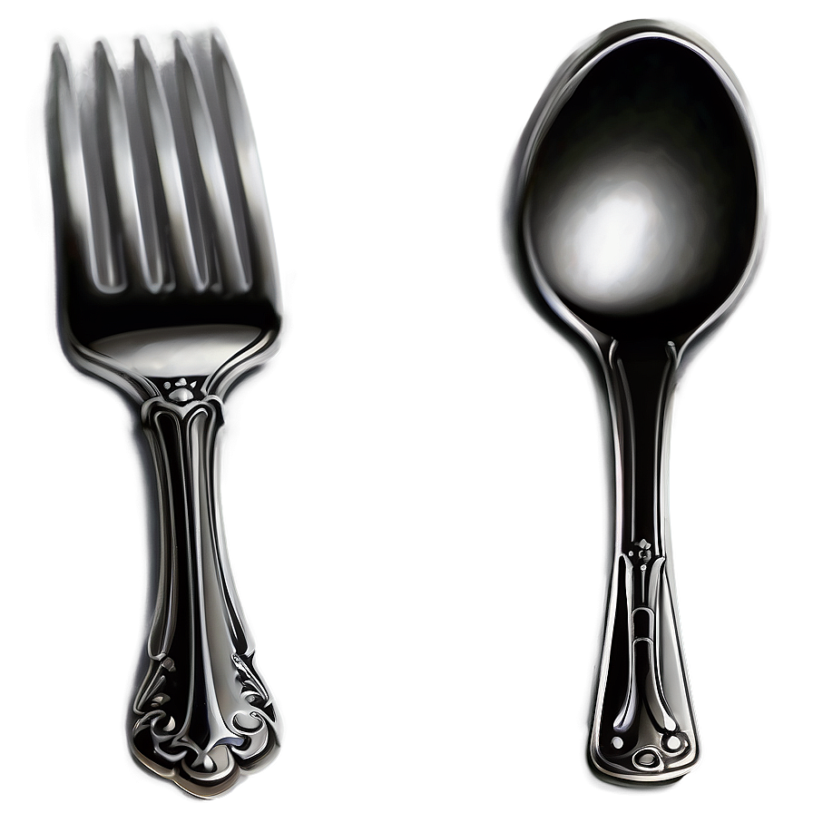 Spoon And Fork D PNG image