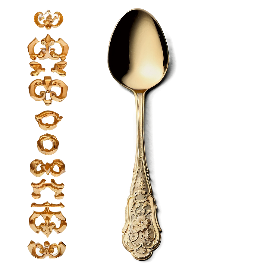 Spoon With Engraving Png Jjx45 PNG image