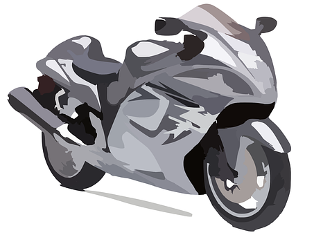 Sport Motorcycle Vector Illustration PNG image