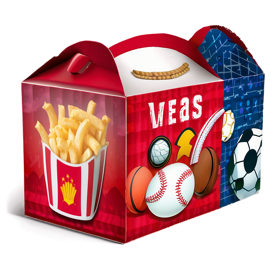 Sports Themed Happy Meal Box Png 70 PNG image