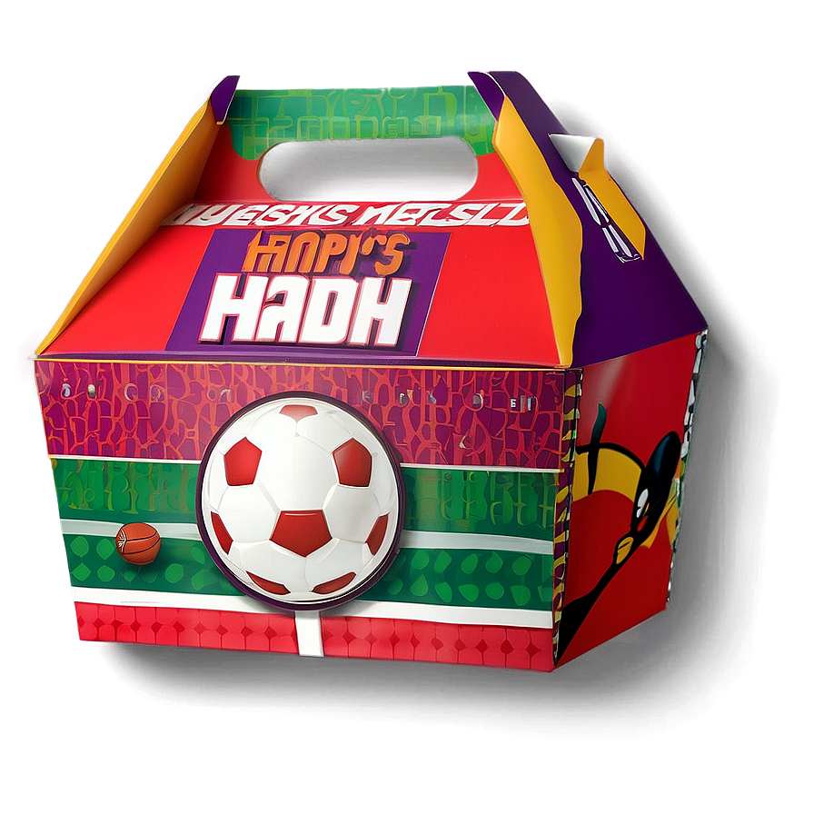 Sports Themed Happy Meal Box Png Ysa52 PNG image