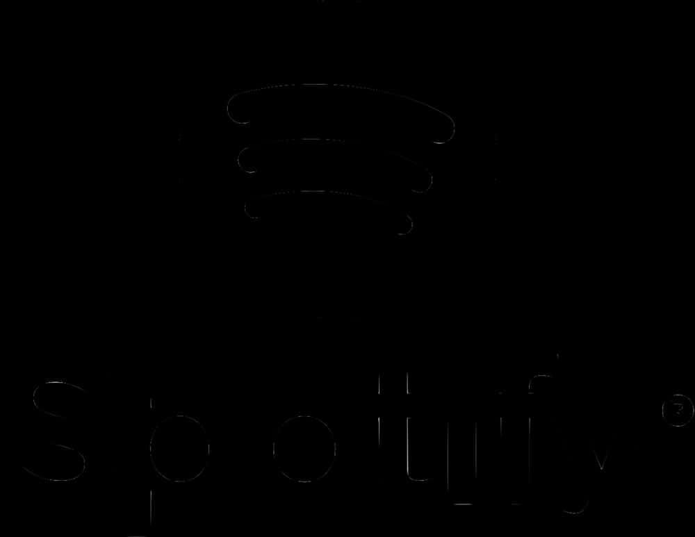 Spotify Logo Black Background PNG image