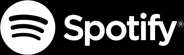 Spotify Logo Black Background PNG image