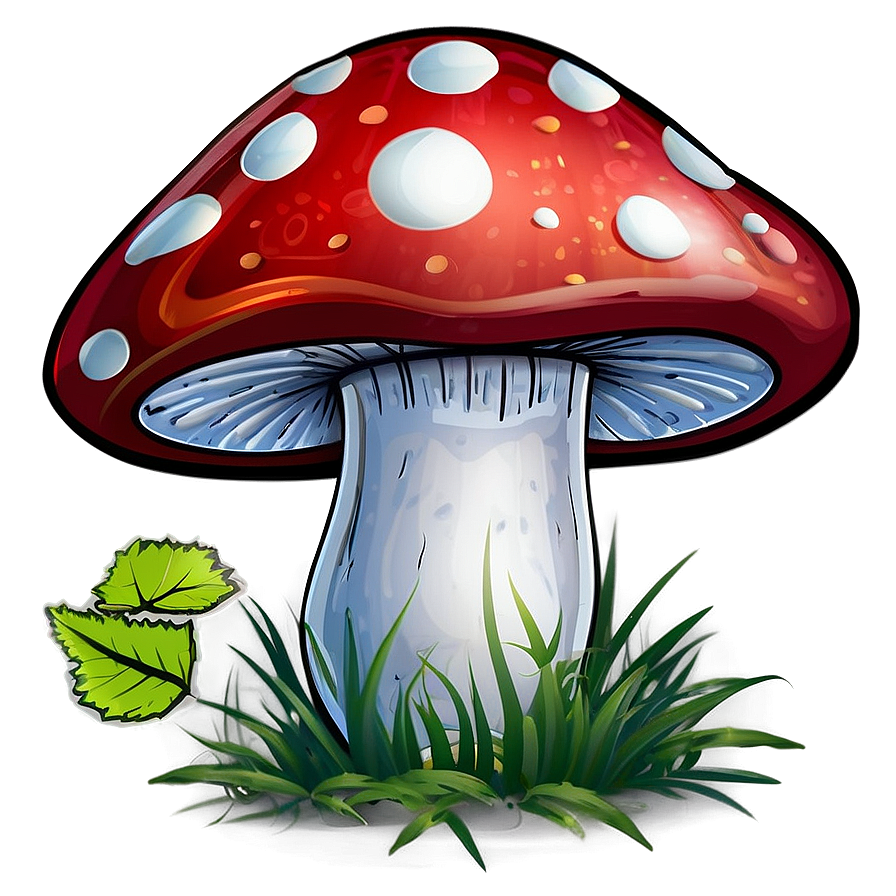 Spotted Mushroom Cartoon Png Cnf PNG image