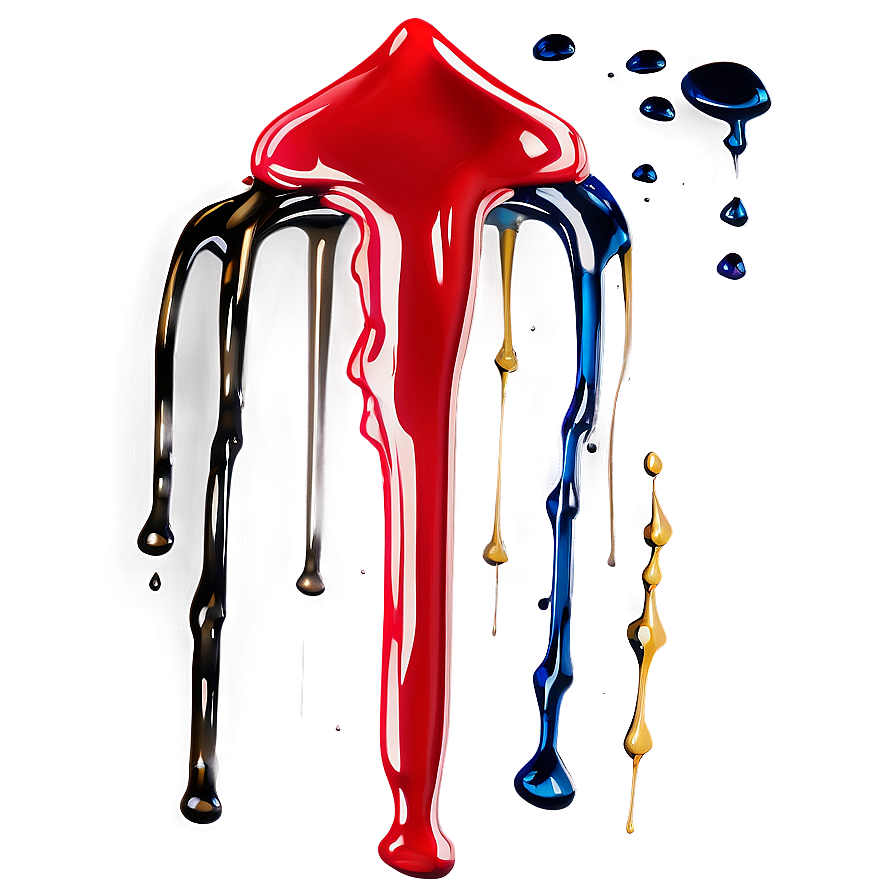 Spray Paint Drip B PNG image