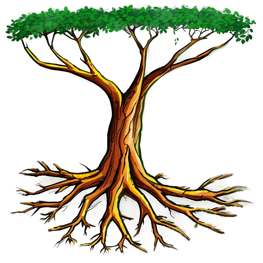 Spreading Tree Roots Png 32 PNG image