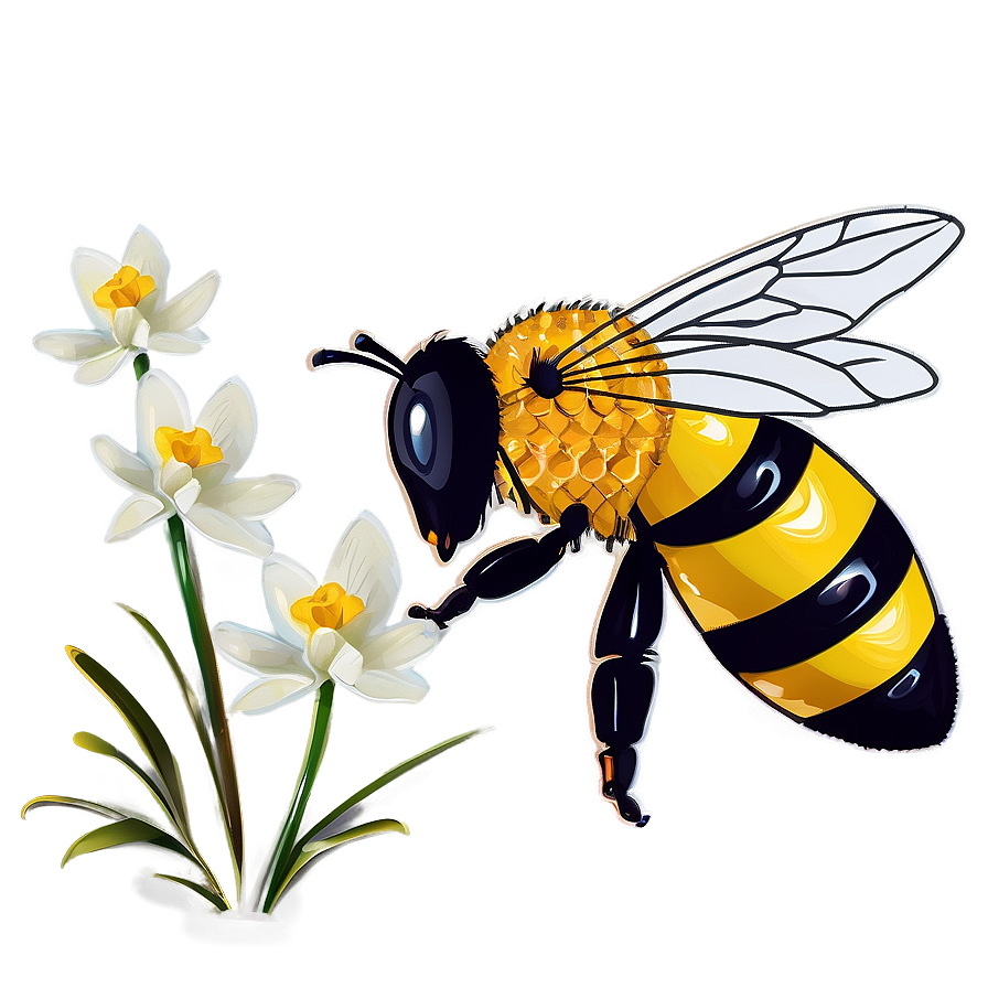 Spring Bee And Honeycomb Png Riq PNG image