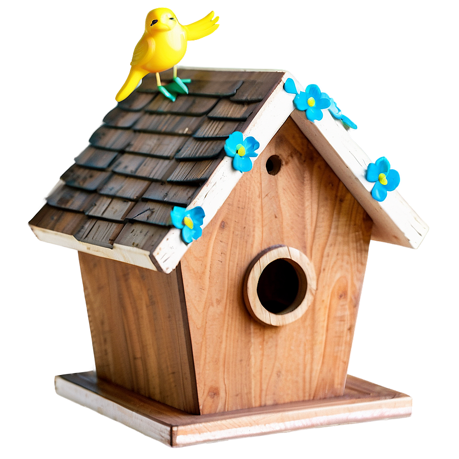 Spring Birdhouse Png 9 PNG image