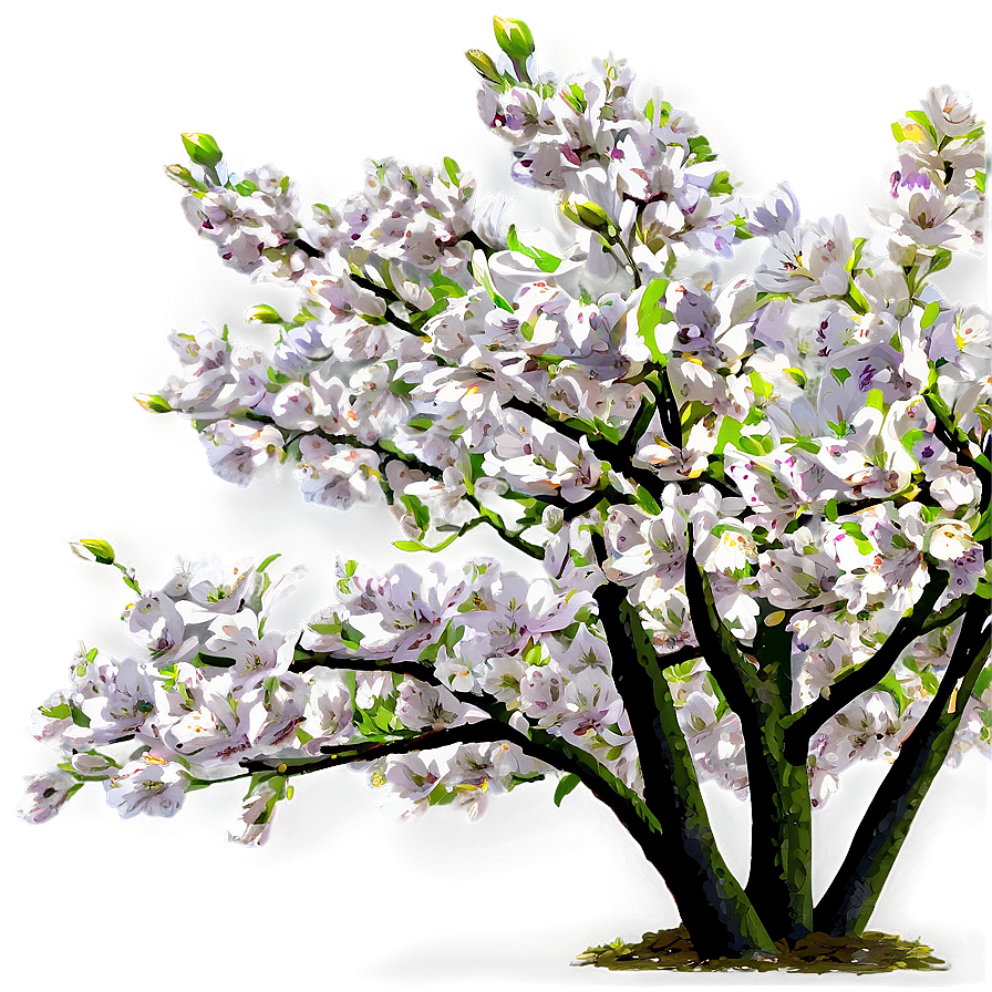 Spring Blooming Trees Png Acv PNG image