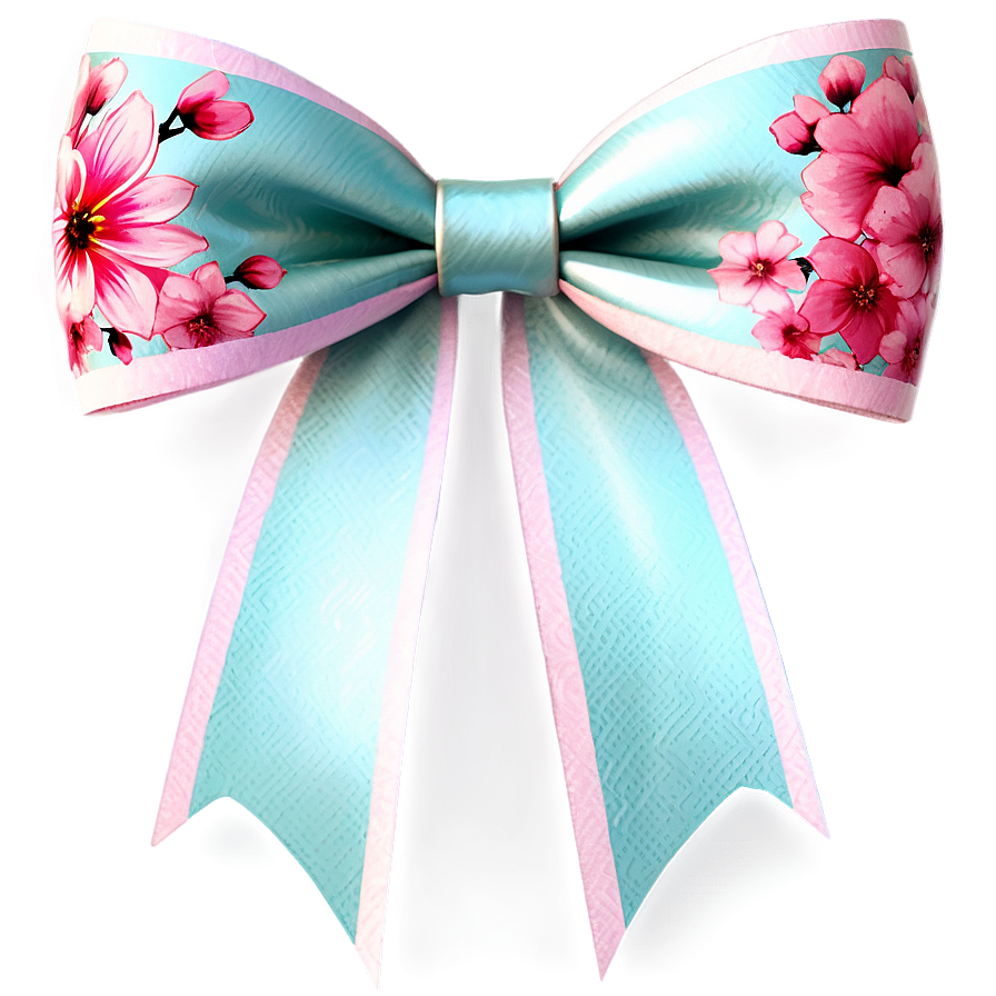 Spring Blossom Gift Bow Png Huo PNG image