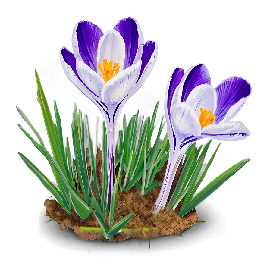 Spring Crocus Flower Png 06272024 PNG image