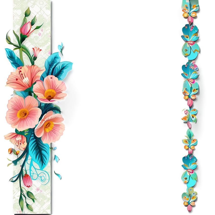 Spring Floral Frame Png Ark PNG image