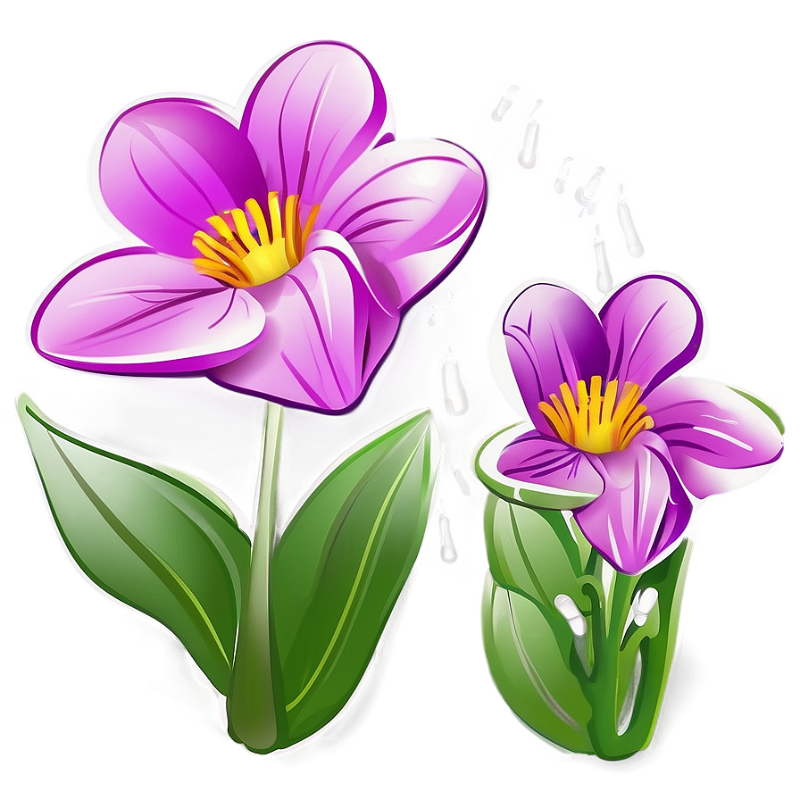 Spring Flower Outline Png 4 PNG image