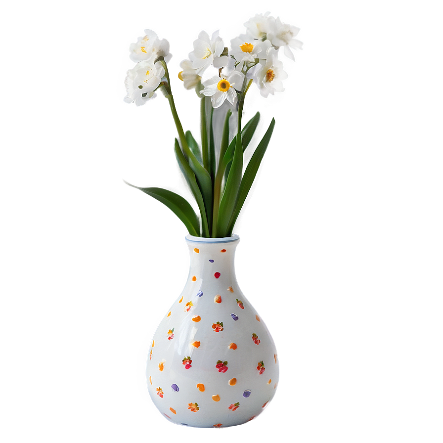 Spring Flowers In Vase Png Dab PNG image