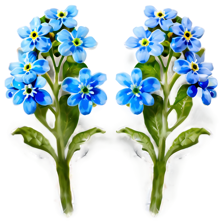 Spring Forget-me-not Png Ago42 PNG image