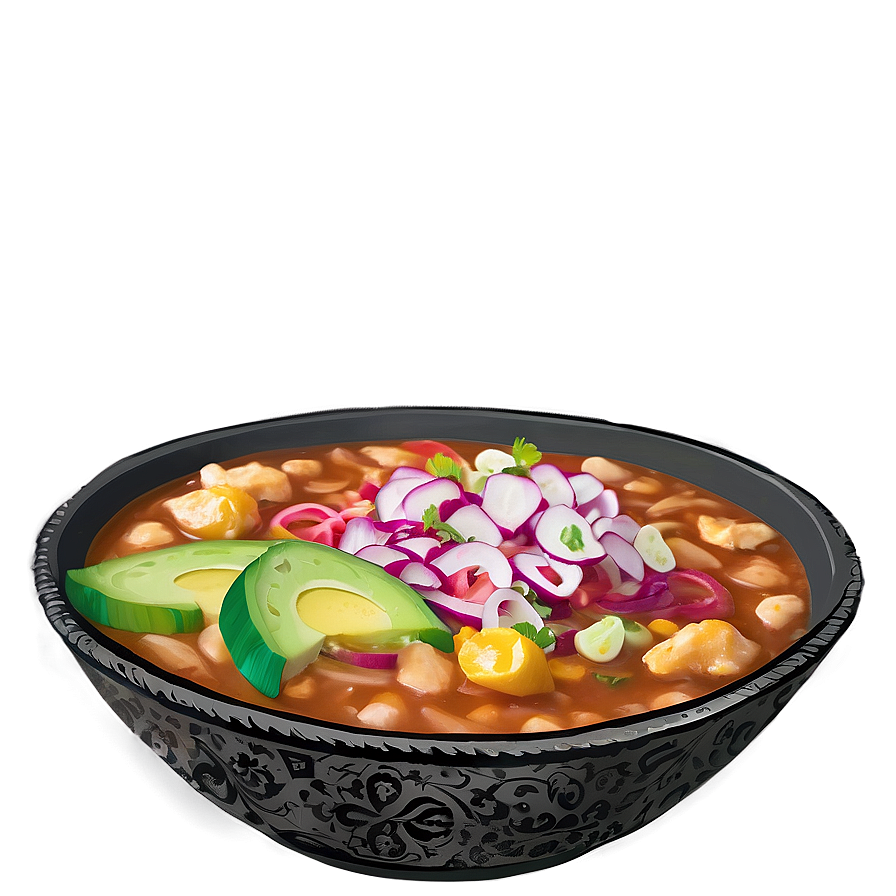 Spring Fresh Pozole Bowl Png Xyt PNG image