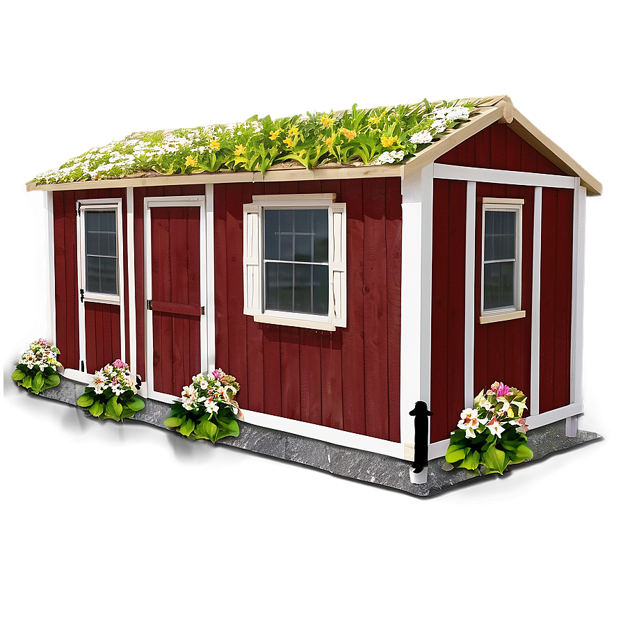 Spring Garden Shed Png Fan PNG image