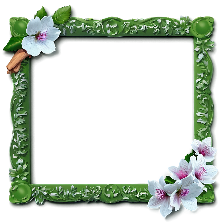 Spring Green Frame Png Egu PNG image