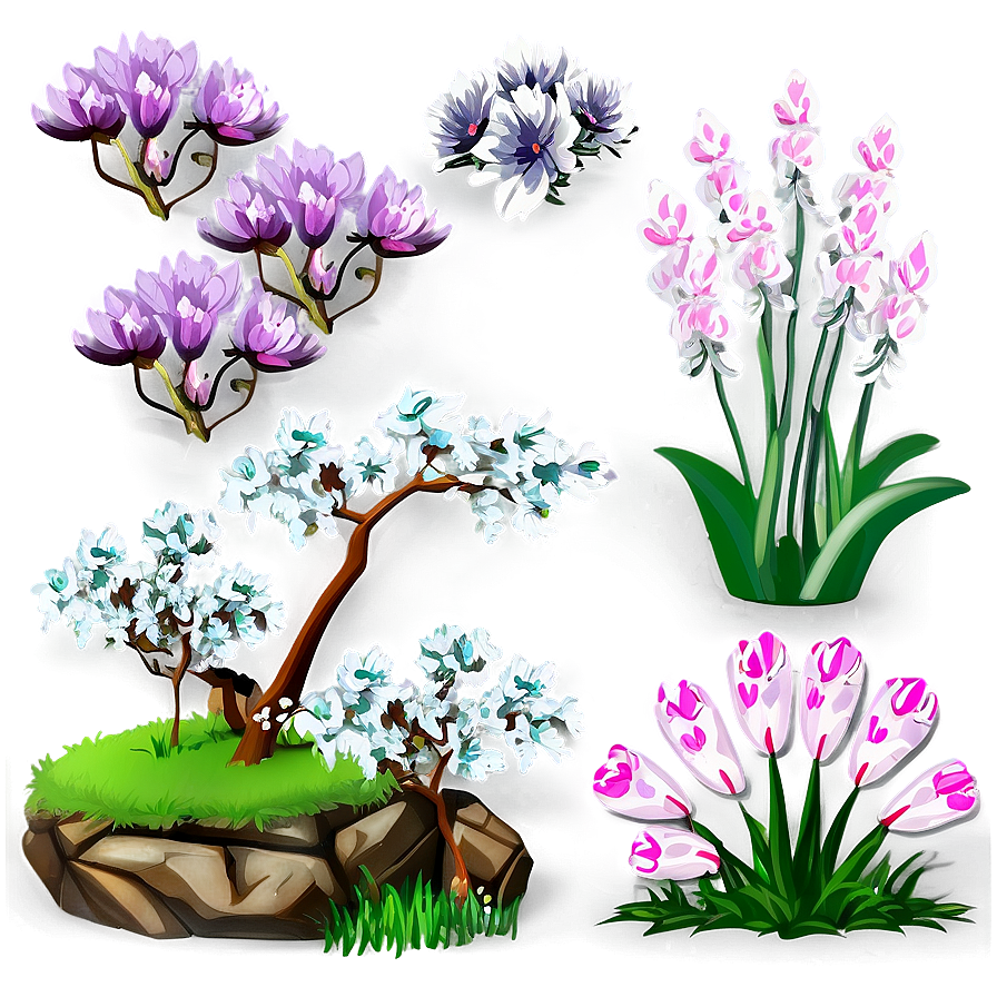 Spring Landscape Png 05212024 PNG image