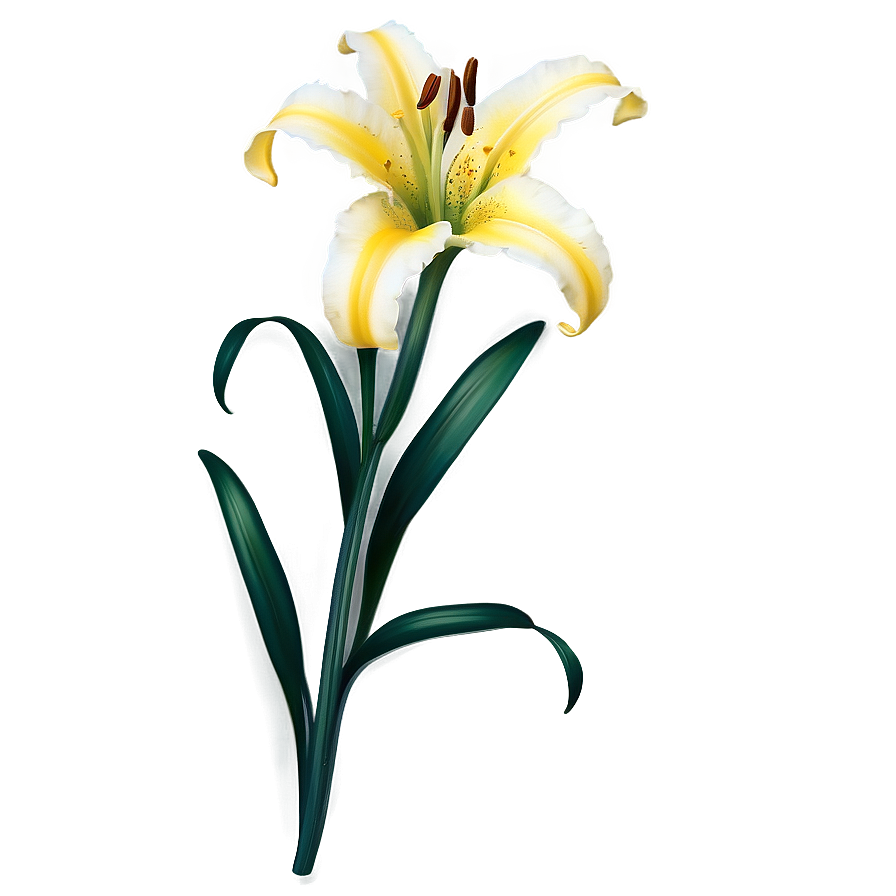 Spring Lily Flower Png Qti PNG image