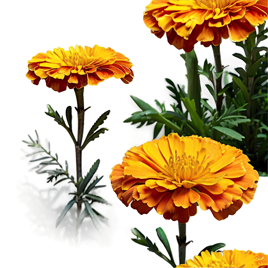 Spring Marigolds Bloom Png Fmt PNG image