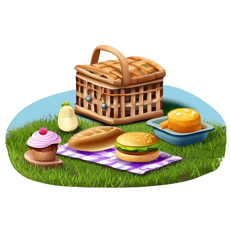 Spring Outdoor Picnic Png Ftl PNG image