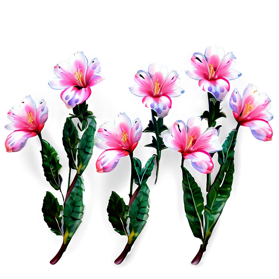 Spring Pink Flowers Png Pux6 PNG image